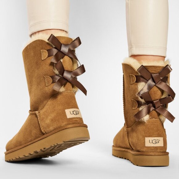 UGG Women's Bailey Bow II Classic Boots - Picture 8 of 8